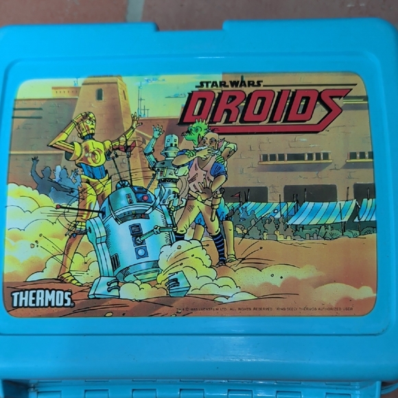 Thermos Other - Thermos Bright Turquoise Star Wars Droids Lunchbox